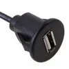 자동차 대시 보드 장착 패널 용 USB 확장 리드 케이블 자동 대시 보드 어댑터 M / F 케이블 1m