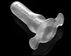 Vuxen sex lever och transparent multifunktionell ihålig anal plug leksaker expansion kropp män kvinnor intercourse onani produkt