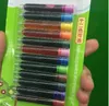 8/12 pcs / lot jetable couleur stylo plume cartouches d'encre recharges Recharge stylo design universel