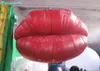 Partyballons aufblasbarer Mund mit roten Lippen zum Valentinstag / Hochzeitstag