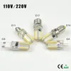 10pcs silicone 64leds G4 E11 E11 E14 E17 G9 Ampoule de maïs Remplacer la lampe halogène 40W AC 110V / 220V