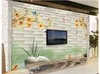 Personalizzata foto di qualsiasi dimensione 3D Sfondo muro Magnolia Farfalla moderna carta da parati per soggiorno