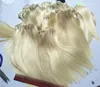 Top Quality Peruvian Human Hair Extensions Double Weft Favorale Price 613 Blonde Straight wave hair bundle