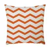 Katoen Linnen Geometrische Sierkussen Case Oranje Serie Decoratieve Kussens Voor Sofa Autostoel Kussenhoes 45x45cm Home Decor