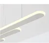 современный минималистский акриловые светодиодные подвесные светильники 3 головы люстра освещение 60 Вт крытый лампы Подвесные светильники для кухни гостиной