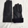 - Guantes de cuero casuales de moda para mujer de alta calidad Guantes térmicos Guantes de lana para mujer en una variedad de colores 286W