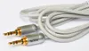 정품 프랑스 중성 정신 하나의 이어폰 헤드셋 전화 3.5mm에서 3.5mm 남성 수컷 자동 AUX 녹음 자동차 오디오 케이블 커넥터 라인 금속