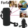 600ml Wody Butelka Pokrywa Wouch W / Strap Neopren Water Sport Bottle Bottle Carrier Isolubulator Worz Uchwyt Na Ramię Black1