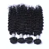 Braziliaans haar Deep Wave 4 Bundels Dubbele inslag 8-26 inch Uitgedragen mensenweven voor vrouwen