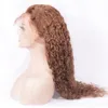 #30 Indian Human Human Human Lace Front Wigs com cabelos de bebê PRECUDED WATER WAGA WIG para mulheres negras