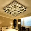 럭셔리 샹들리에 현대 LED 천장 라이트 스퀘어 램프 K9 거실 침실 레스토랑 265N