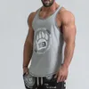 2018 marki odzież fitness Tank Top Mężczyźni Casual Bodybuilding Mięśni Koszula Siłownie Wyższa Moda Wysokiej Jakości Workout Singlets 6 kolor