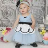 Sommer Aschenputtel Prinzessin Kleider Taille Bug Masch Farbe passung Cartoon Film Tutu Kleid Baby Girls Kleidung Kinder Kleid Kleid