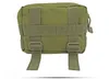 Paquet d'appendices de sac banane extérieur Edc Toolkit Molle Vice Sac de banlieue Tactiques de camouflage Couleur pure Camping Equinment Pocket 10fy ii