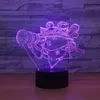 Teemo 어린이 3d 램프 7 컬러 led 밤 램프 아이 터치 led usb 테이블 lampara lampe 아기 수면 야간