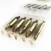 Broca Central Econômica HSS e ContraSinks Drills 1/15 / 2 / 2.5 / 3 / 3.5 / 4/5 / 6mm Moinho de Lathe Tackle Kit de ferramentas Conjunto de furo