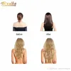 Long Silkeslen Soft Straight Women Fashion Clip Inon Human Hair Extensions 7pcsSet 70 110G Valfritt 613 Blond Dyable2694801