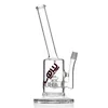 JM Flow Glass Hookah Bong: 10-Inch Water Pipe with Sprinkler Percolator for Smooth Smoking