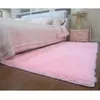 Nouveau tapis moelleux anti-dérapant Shaggy tapis salle à manger tapis tapis de sol rose tapis shaggy tapis shag A609 PML246k