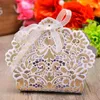 Candy Box Wedding Laser Cut Hollow Конфеты Конфеты Сумки Baby Shower Подарки Сумки Фавор коробки конфет