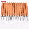 9 i 1 Carving Kniv Graver Carver 9PCS Set träsnideri verktyg för trä 60set / parti