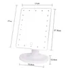 22 LED Touch SN Makeup Mirror Professional Vanity Mirror Lights Health Beauty Confertop 180 Rotating6188128