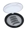 New Arrival transporte 3 magnéticos cílios postiços feitos à mão natural a longo Falso Lashes 24P TC01 TC03 queda