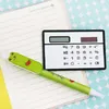 미니 8 자리 슬림 신용 카드 태양열 파워 포켓 계산기 패션 특별 뜨거운 덥고 편리한 Calculadora Hesap Makinei
