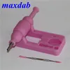 Novo design de água de silicone de silicone néctar com titânio unhas ponta de cachorro inquebrável bong filtro dab plataforma