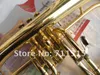 VOES New Arrival Bb Trumpet Yellow Brass Gold Lacquer Flugelhorn Advanced B Flat Instrument For Students Free Shipping