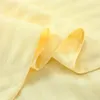 Drap de couverture de lit en coton avec trou pour le visage, couleur pure, zk30306n