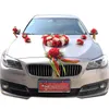 Symulacja ślubna Róża Mistrz Wedding Car Decoration Set Front Flower Aranżowanie Ślubne