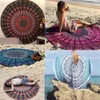 Partihandel- Indien Round Mandala Wall Hanging Beach Handduk Picknickfilt Yoga Mat Tapestry #QE89F56