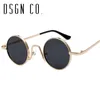 DSGN CO. 2018 Vintage Retro Runde Sonnenbrille für Männer und Frauen Metall Mode Marke Brille 9 Farbe UV400