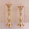 Pilar Estilo Europa / ouro Coluna Romana / Estrada Do Casamento / Pedestal de ferro mental / Vaso De Flores Com Suporte