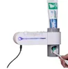 Sterilizzatore UV Portaspazzolino Dispenser automatico di dentifricio Squeeze Cleaner Portaspazzolino antibatterico Rack Set famiglia