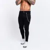 Gingtto Schwarze Röhrenjeans für Herren mit Kette, schmale Passform, knöchelfest, Stretch-Jeans, Biker, Hip-Hop, Streetwear, Drop-Shipping-Lieferant S913