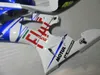 7 Gåvor Fairing Kit för Yamaha R1 1998 1999 Vitblå Fairings YZF R1 98 99 FF36