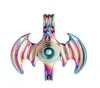 5 pièces arc-en-ciel couleur volant Dragon perle perles Cage huile essentielle diffuseur médaillon pendentif bijoux à bricoler soi-même faisant pour huître perle cadeau C28