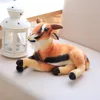 Mooie zachte realistische liggende dierlijke antilope pluche pop gevulde zachte simulatie geit schapen speelgoed voor kinderen en volwassenen cadeau decoratie 40cm