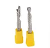 2PCS 6x25MM Up&Down Cut One Single Spiral Flute Carbide CNC Mill Milling Tools,Milling Cutter Tools Router Bit