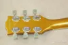 ES295 Jazz Angled Semihollow Electric Guitar Double P90 Pickup är Bright Gold8949882