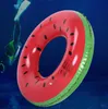 Anneau de natation pastèque flotteurs gonflables piscine flotteur de natation pour enfants flotteurs gonflable anneau de bain pastèque jouet de Sports nautiques