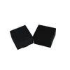 4*4*2.5cm 50Pcs/Lot Small Black Handmade Soap Storage Boxes Kraft Paper Jewelry Packaging Box Blank Wedding Gift Box For Party DIY Craft