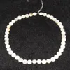 Moda charme jóias brincos DIY acessórios naturais shell branco furo reto pedaço circular frisado