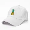 Groothandel-Voron Mannen Dames Pineapple Dad Hat Baseball Cap Polo Stijl Gereconstrueerde Mode Unisex Dad Cap Hoeden