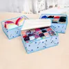 3 pçs / set Cueca Sutiã Caixa De Armazenamento De Roupas Receber Caixa Colete Cueca Organizador Cajas Underwear Container Capa de Oxford Mala