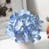 NOVO Design Design Artificial Silk Hydrangea Flor Head Wedding Bouquet Decoration ou DIY Production Pedido de produção com flores 50pcs /lote