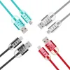 1m 3FT Data Cable Synlig LED Micro USB V8 Laddare Kabel för Samsung S7 Blinkande Vattenvågsladdar
