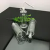 Square Shisha Glass Bongs Accessoires Glas Rauchrohre farbenfrohe Mini Multi-Farben Handrohre Bester Löffel Glas